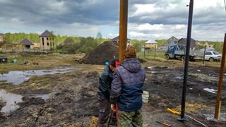 Заказать монтаж винтовых свай в Волгодонск - цена под ключ с доставкой от 1829 шт
