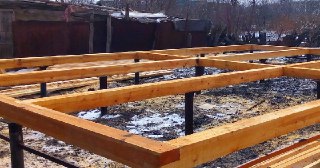 Пол на винтовых сваях Волгодонск цена от 15237 руб.