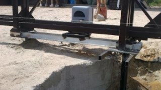 Купить сваи для ворот в Волгодонск. Заказать ворота на сваях под ключ от 21332 руб